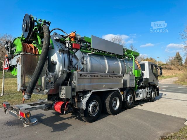 Camión cisterna de vacío IVECO Stralis 260S48 Sinz Saug Druck Kombispül.Recycle