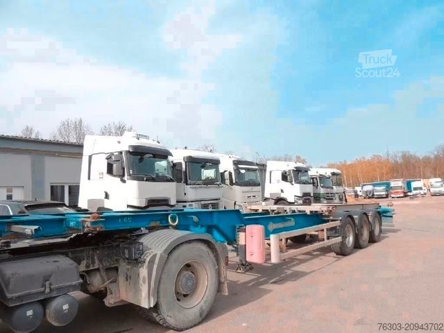 Değişebilir kasalı yarı römork SAMRO Containerschassi (2x)/20/30/40/45/