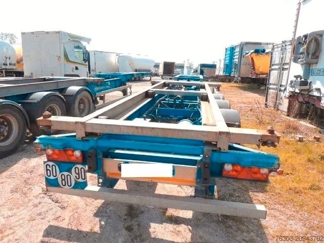 Değişebilir kasalı yarı römork SAMRO Containerschassi (2x)/20/30/40/45/