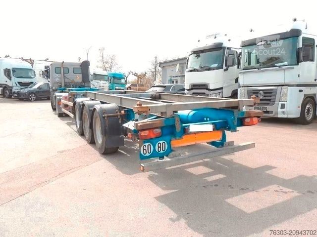 Değişebilir kasalı yarı römork SAMRO Containerschassi (2x)/20/30/40/45/