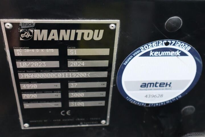 Terénní vysokozdvižný vozík Manitou MC30-4 Valid Inspection, *Guarantee! Diesel, 4x4 D