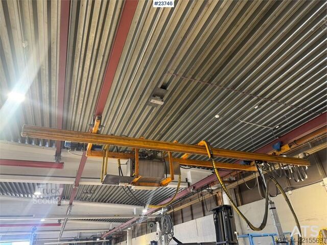 Løfteværktøj  Traverskran - 30 meter skinnegang + hengepresser