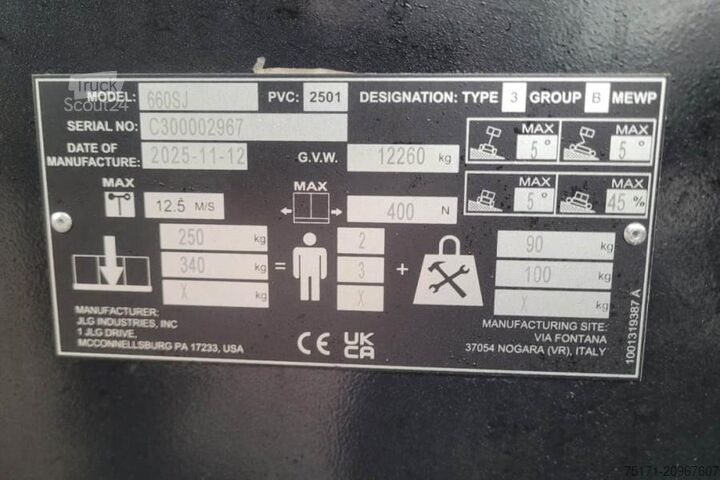 Телескопічна платформа JLG 660SJ Quad Tracks Also Available For Rent, New, Di