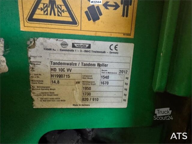 Rolo Hamm HD10C roller WATCH VIDEO