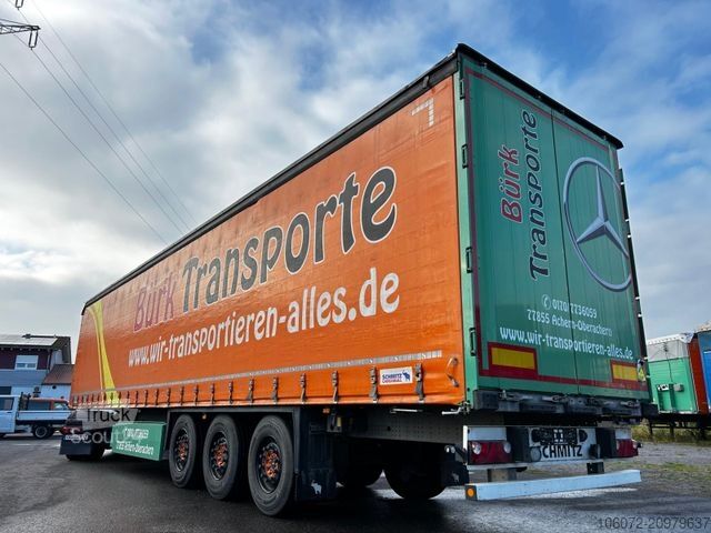 Auflieger mit Pritsche & Plane SCHMITZ CARGOBULL SCS 24/L-13.62,Standard,Lift-,Lenkachse,verzinkt