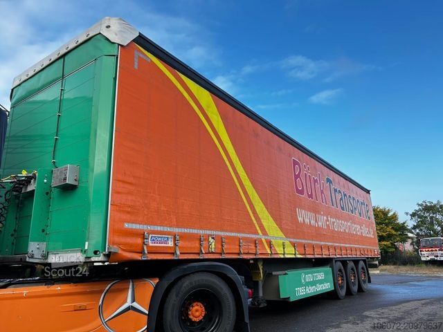 Auflieger mit Pritsche & Plane SCHMITZ CARGOBULL SCS 24/L-13.62,Standard,Lift-,Lenkachse,verzinkt