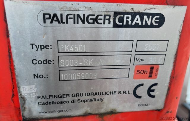 Camion cu platformă DAF LF45.220 PalfingerPK4501*2xAusschübe*nur 165tkm