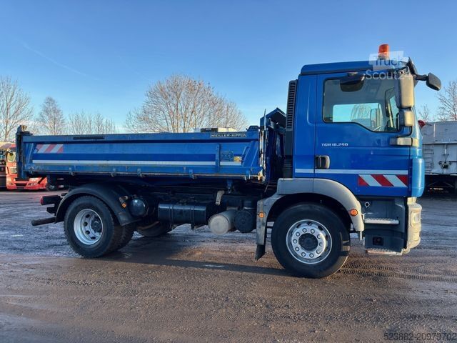 Трьохсторонній самоскид MAN TGM 18.290 6-Zyl.*Meiller*AHK*nur 198t km*TOP