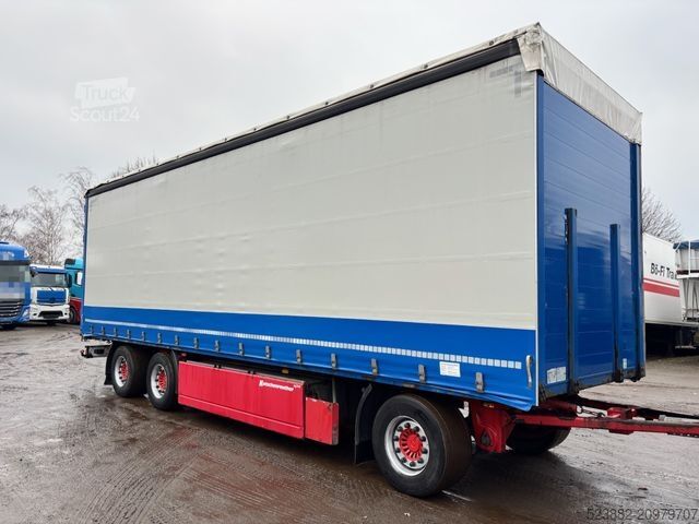 Platós teherautó ponyvával SCANIA R500 Komplettzug*Retarder*Edscha*Voll-Luft*SAF