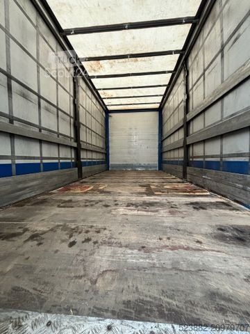 Platós teherautó ponyvával SCANIA R500 Komplettzug*Retarder*Edscha*Voll-Luft*SAF