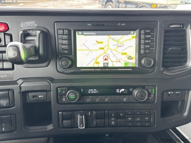 Platós teherautó ponyvával SCANIA R500 Komplettzug*Retarder*Edscha*Voll-Luft*SAF