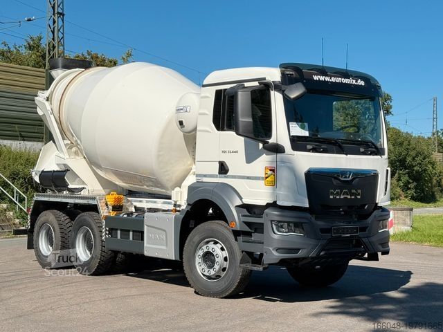 Автобетоносмеситель MAN TGS 33.440 / 6X4 Euro6e Euromix MTP EM 7 L