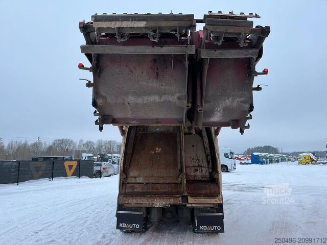 Camion poubelle Scania G 370 6x2/4 NTM KG-2B-HB  12,5+6,1 m3