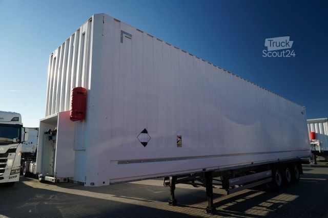 Rashladna poluprikolica SCHMITZ CARGOBULL KONTENER / 2x o? PODNOSZONA  / 2021 ROK