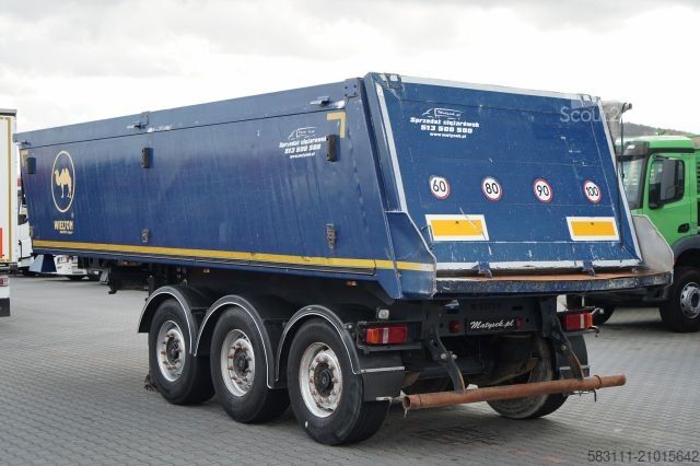 Kippers oplegger WIELTON WYWROTKA / 24 M3 /  ALUMINIOWA / O? PODNOSZONA /