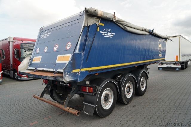 Kippers oplegger WIELTON WYWROTKA / 24 M3 /  ALUMINIOWA / O? PODNOSZONA /