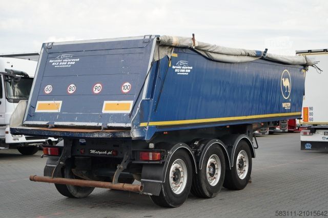 Kippers oplegger WIELTON WYWROTKA / 24 M3 /  ALUMINIOWA / O? PODNOSZONA /