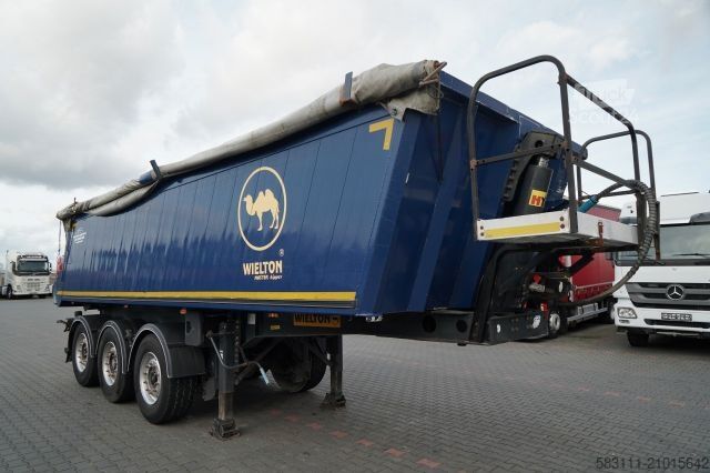 Kippers oplegger WIELTON WYWROTKA / 24 M3 /  ALUMINIOWA / O? PODNOSZONA /