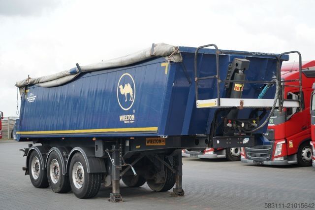 Kippers oplegger WIELTON WYWROTKA / 24 M3 /  ALUMINIOWA / O? PODNOSZONA /