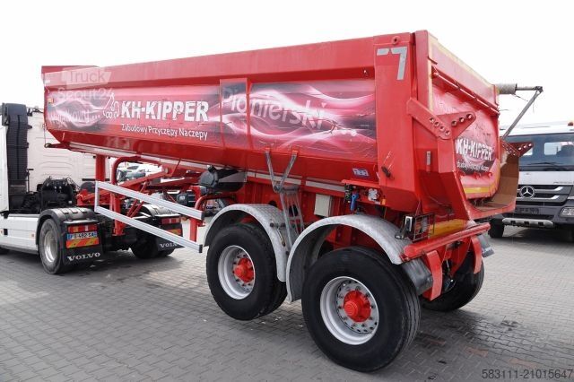 Tipper semitrailer BENALU WYWROTKA / 26 M3 / NACZEPA BEZRAMOWA  / N2O W1U