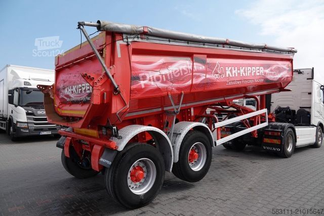 Tipper semitrailer BENALU WYWROTKA / 26 M3 / NACZEPA BEZRAMOWA  / N2O W1U