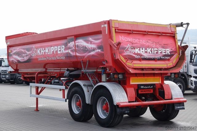 Tipper semitrailer BENALU WYWROTKA / 26 M3 / NACZEPA BEZRAMOWA  / N2O W1U