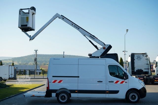 Vrachtwagenhoogwerker RENAULT MASTER / PODNO?NIK KOSZOWY - 10.5 m / BLASZAK +