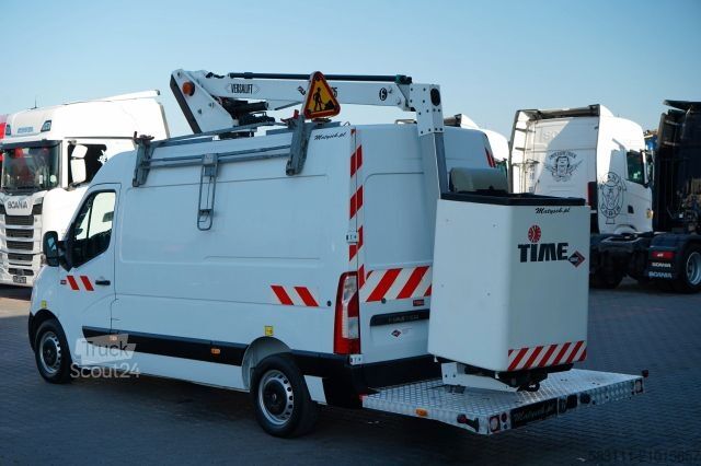 Vrachtwagenhoogwerker RENAULT MASTER / PODNO?NIK KOSZOWY - 10.5 m / BLASZAK +
