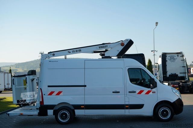 Vrachtwagenhoogwerker RENAULT MASTER / PODNO?NIK KOSZOWY - 10.5 m / BLASZAK +