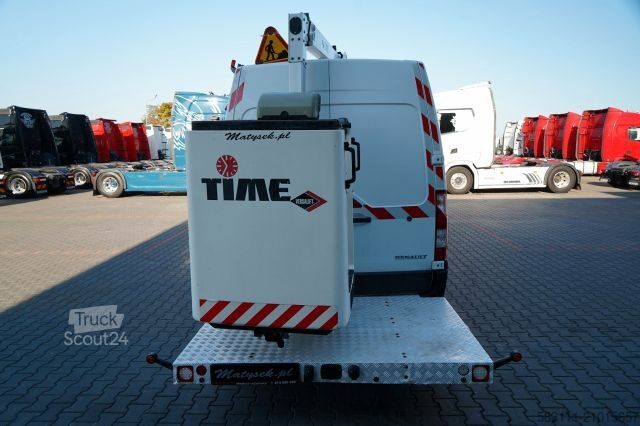 Vrachtwagenhoogwerker RENAULT MASTER / PODNO?NIK KOSZOWY - 10.5 m / BLASZAK +