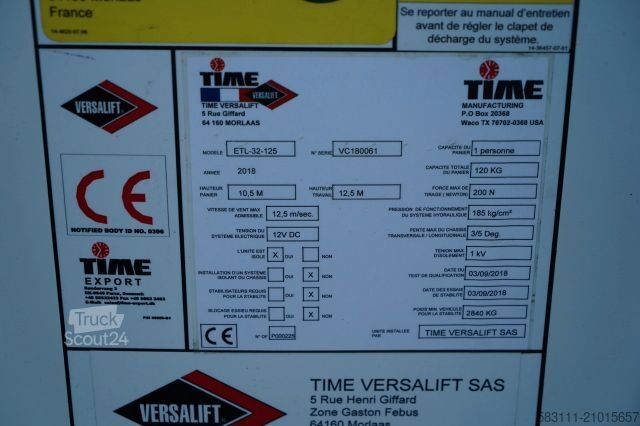 Vrachtwagenhoogwerker RENAULT MASTER / PODNO?NIK KOSZOWY - 10.5 m / BLASZAK +