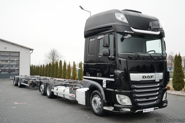 Jumbo vrachtwagen DAF XF 480 / BDF / 6X2 / ZESTAW TANDEM / SSC / I-PAR