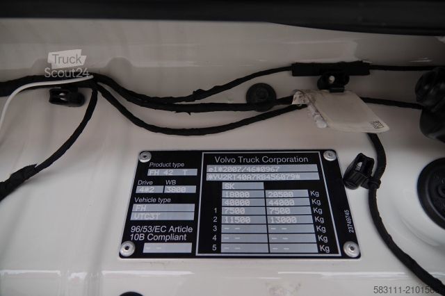 Τυπική μονάδα τράκτορα VOLVO FH 500 / XXL / 2024 / I-PARK COOL / SKÓRY / I-SH