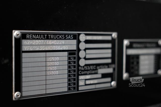 Standard tractor unit RENAULT T 480 / RETARDER / 2022 / 13 LITROWY / OPONY 100