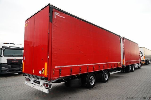 Camion jumbo VOLVO FH 460 / ZESTAW TANDEM / 120 M3 / PRZEJAZDOWY /