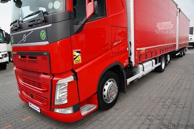 Camion jumbo VOLVO FH 460 / ZESTAW TANDEM / 120 M3 / PRZEJAZDOWY /