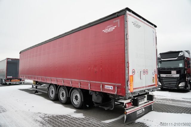 Auflieger mit Pritsche & Plane SCHMITZ CARGOBULL FIRANKA / STANDARD / PLANDEKA ZBROJONA