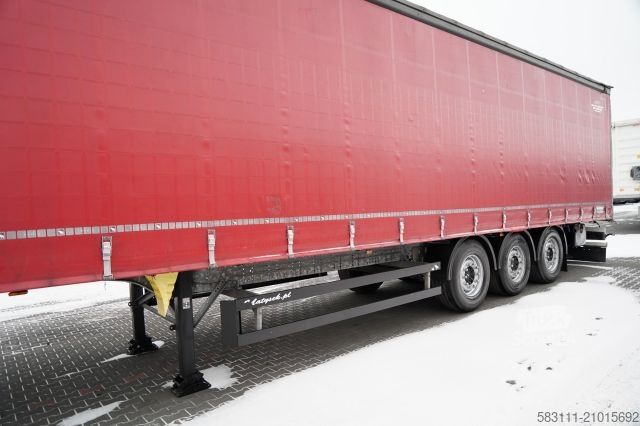 Auflieger mit Pritsche & Plane SCHMITZ CARGOBULL FIRANKA / STANDARD / PLANDEKA ZBROJONA