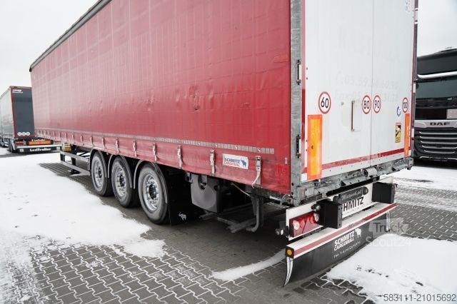 Auflieger mit Pritsche & Plane SCHMITZ CARGOBULL FIRANKA / STANDARD / PLANDEKA ZBROJONA