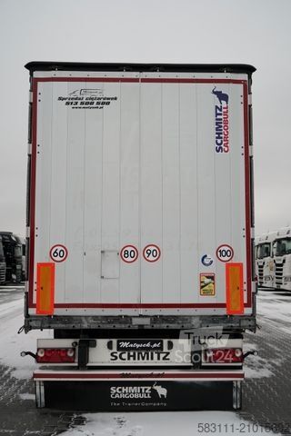 Auflieger mit Pritsche & Plane SCHMITZ CARGOBULL FIRANKA / STANDARD / PLANDEKA ZBROJONA