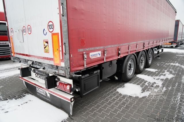 Auflieger mit Pritsche & Plane SCHMITZ CARGOBULL FIRANKA / STANDARD / PLANDEKA ZBROJONA