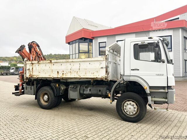 Tornkran Mercedes-Benz Axor 1833 AK 4x4 Axor 1833 AK 4x4 mit Heckkran Atlas 105.2-A2L