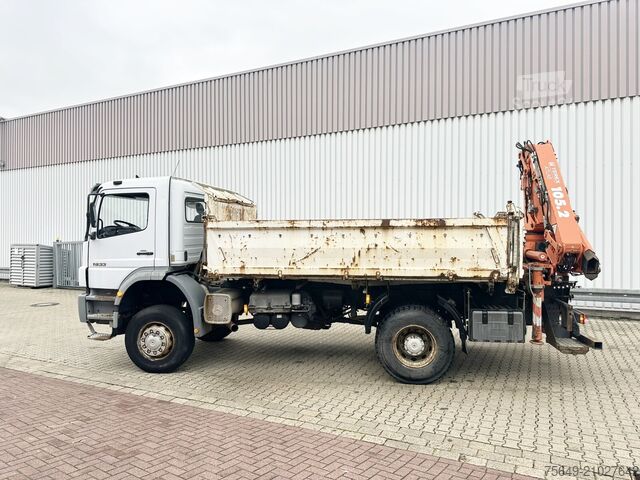 Tornkran Mercedes-Benz Axor 1833 AK 4x4 Axor 1833 AK 4x4 mit Heckkran Atlas 105.2-A2L