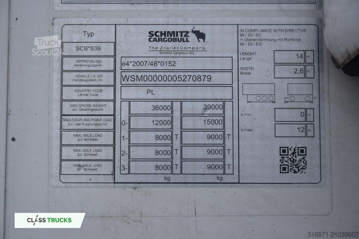 Koeloplegger SCHMITZ CARGOBULL SKO FP 60 ThermoKing SLXi 300