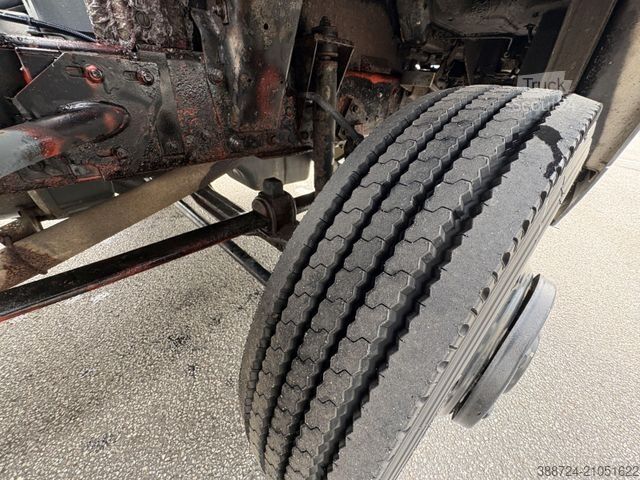 Camion équipé d'une grue DAF AE 45CE*Alu-kran Klaas 28/7*Dachdecker* Montage*