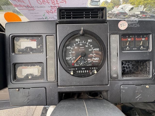 Camion équipé d'une grue DAF AE 45CE*Alu-kran Klaas 28/7*Dachdecker* Montage*