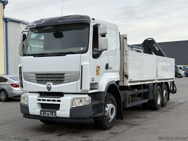 Camion cu platformă RENAULT Premium410*Bordwände*Lenk+Lift*Klima*AHK*TÜV*