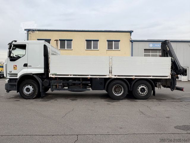 Camion cu platformă RENAULT Premium410*Bordwände*Lenk+Lift*Klima*AHK*TÜV*