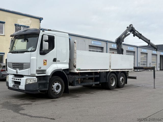 Camion cu platformă RENAULT Premium410*Bordwände*Lenk+Lift*Klima*AHK*TÜV*