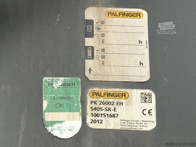 Lastbilmonteret kran SCANIA R730*EEV*Palfinger*26002*Retarder*Fernbedienung*